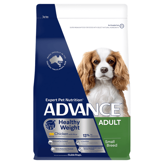 Advance | Healthy Weight Adult Small Breed Chicken & Rice Dry Dog Food | Cradle Coast Pet & Aquarium