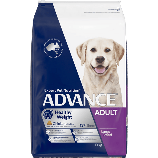 Advance|Healthy Weight Large Breed Chicken with Rice Dry Dog Food|Cradle Coast Pet & Aquarium