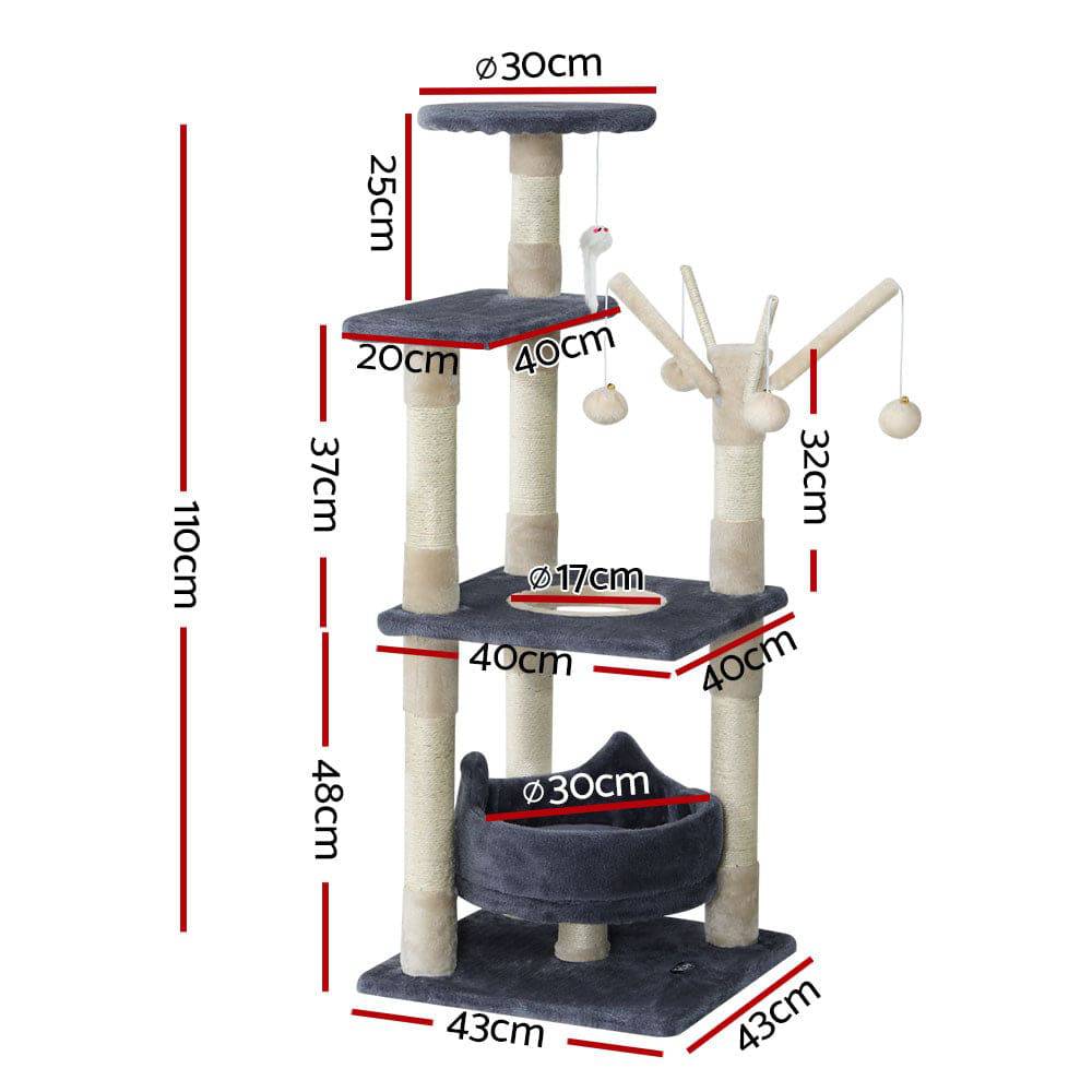 i.pet 110cm scratching post - cradle coast pet & aquarium