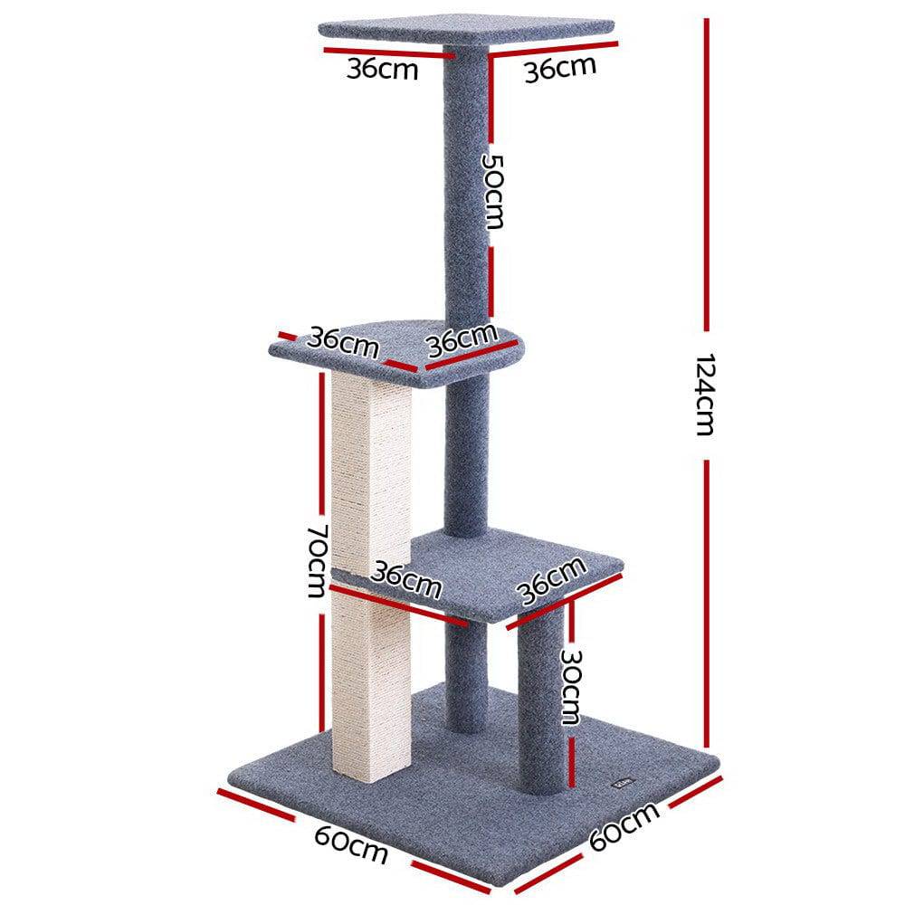 i.pet 124cm cat scratching post - cradle coast pet & aquarium