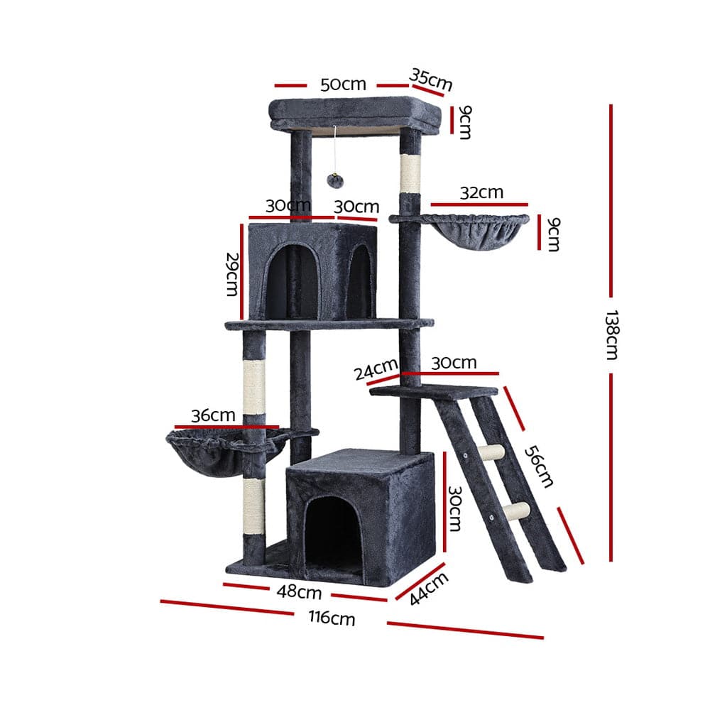 i.pet 138cm cat scratching post - cradle coast pet & aquarium