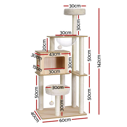 i.Pet 142cm Cat Scratching Post - Cradle Coast Pet & Aquarium