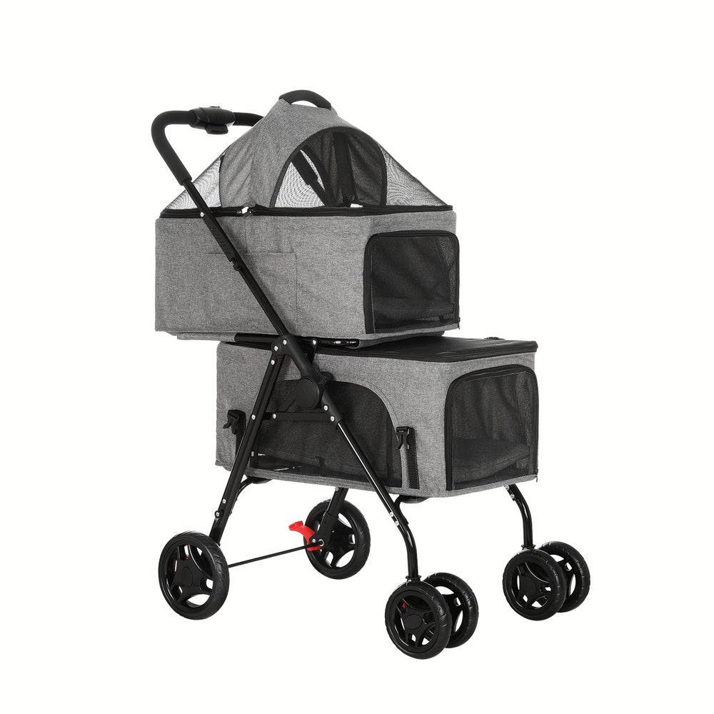 i.pet 2 tier pet stroller - cradle coast pet & aquarium