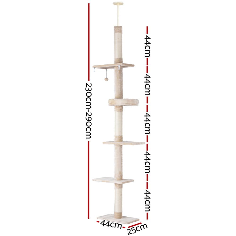 i.pet 290cm cat scratching post - cradle coast pet & aquarium