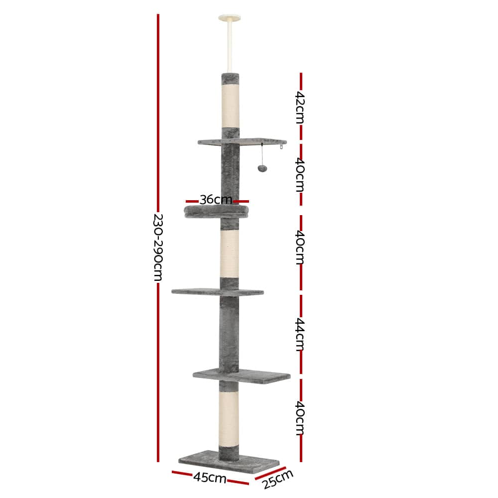 i.pet 290cm cat scratching post - cradle coast pet & aquarium