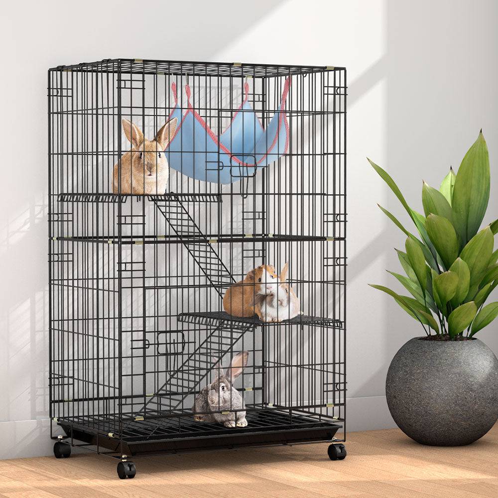 i.pet 3 level indoor pet hutch 100cm - cradle coast pet & aquarium