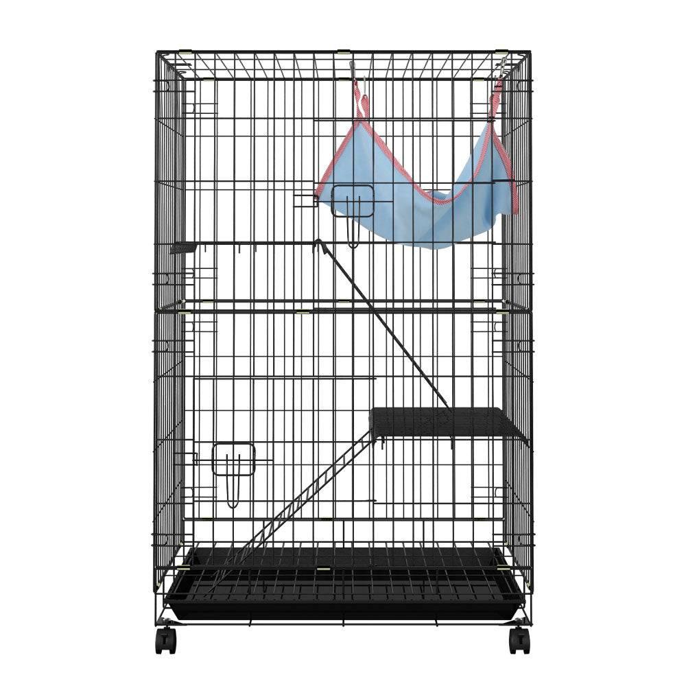 i.pet 3 level indoor pet hutch 100cm - cradle coast pet & aquarium