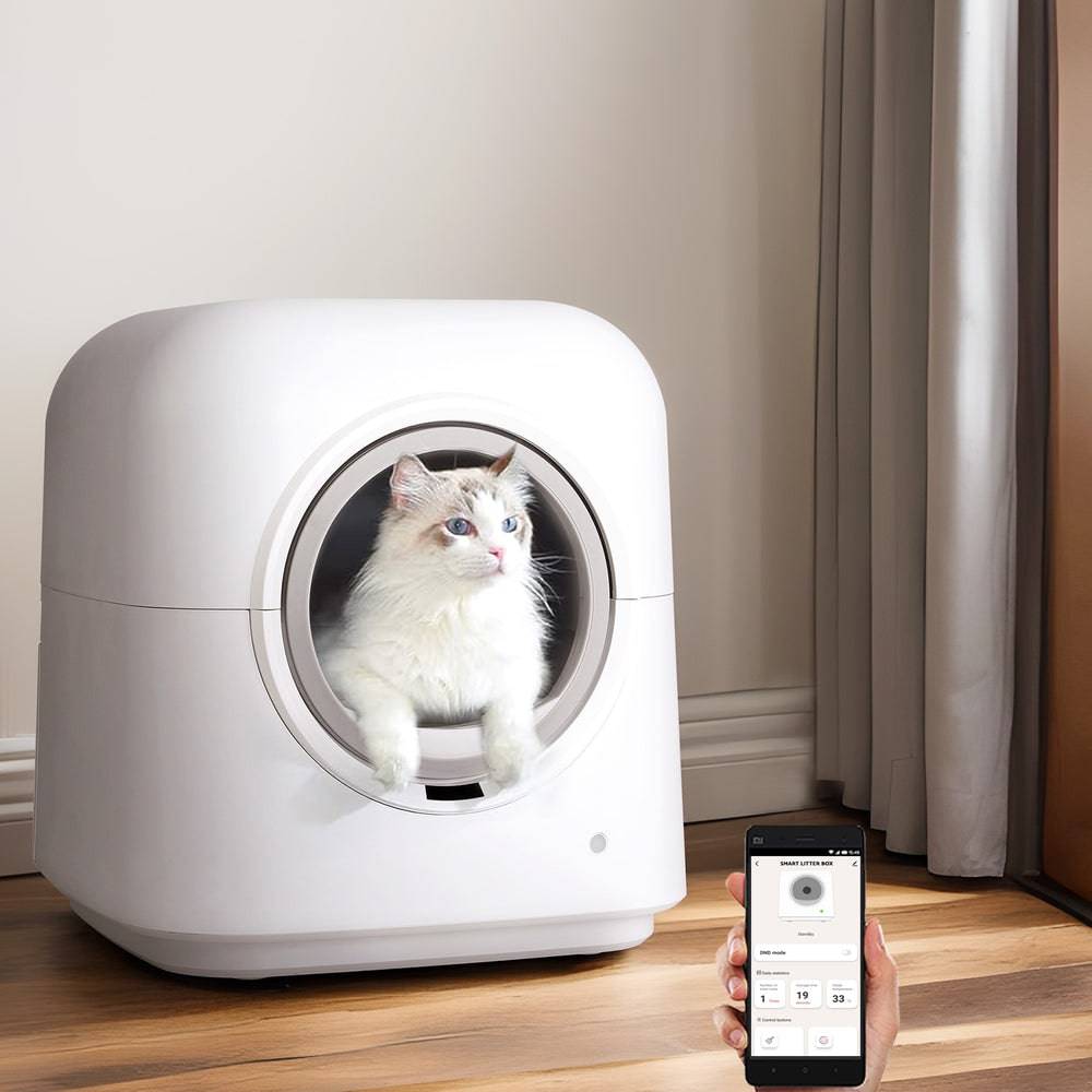 i.pet automatic self-cleaning smart litter box - cradle coast pet & aquarium