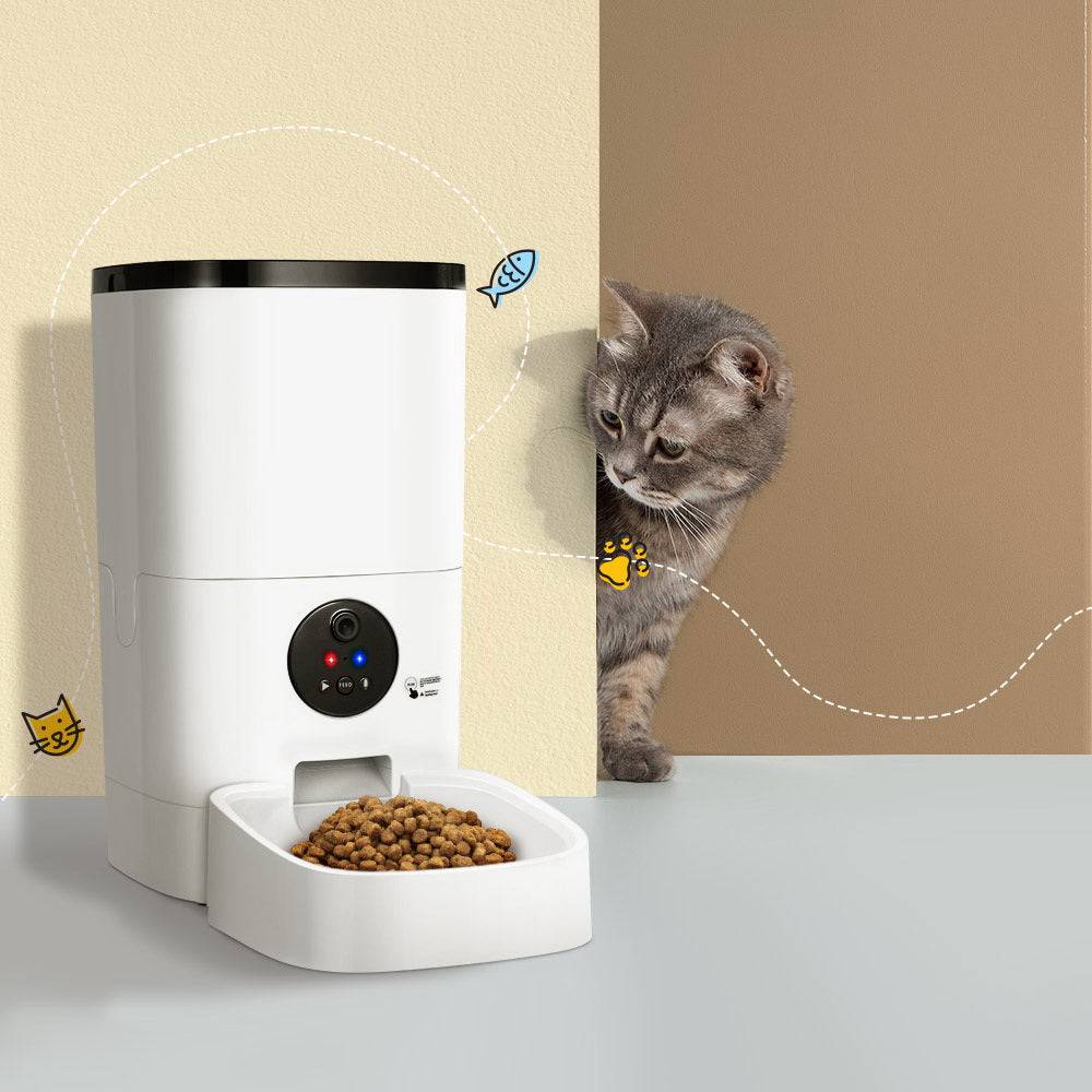 i.pet automatic smart pet feeder 6l wifi & camera - cradle coast pet & aquarium