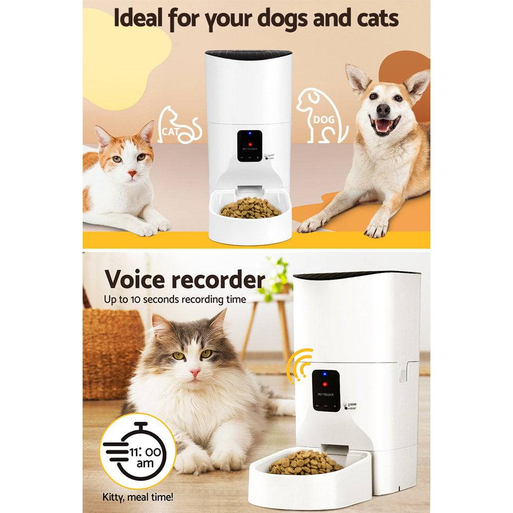 i.pet automatic smart pet feeder 9l wifi - cradle coast pet & aquarium