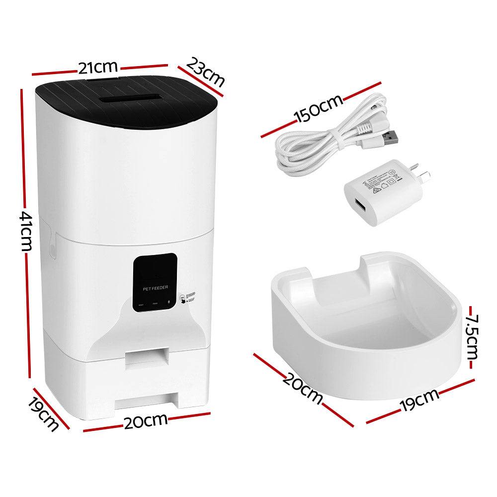 i.pet automatic smart pet feeder 9l wifi - cradle coast pet & aquarium