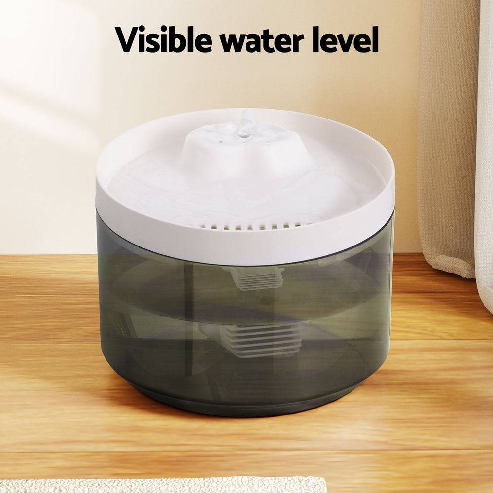 i.pet automatic water fountain 2.2l - cradle coast pet & aquarium