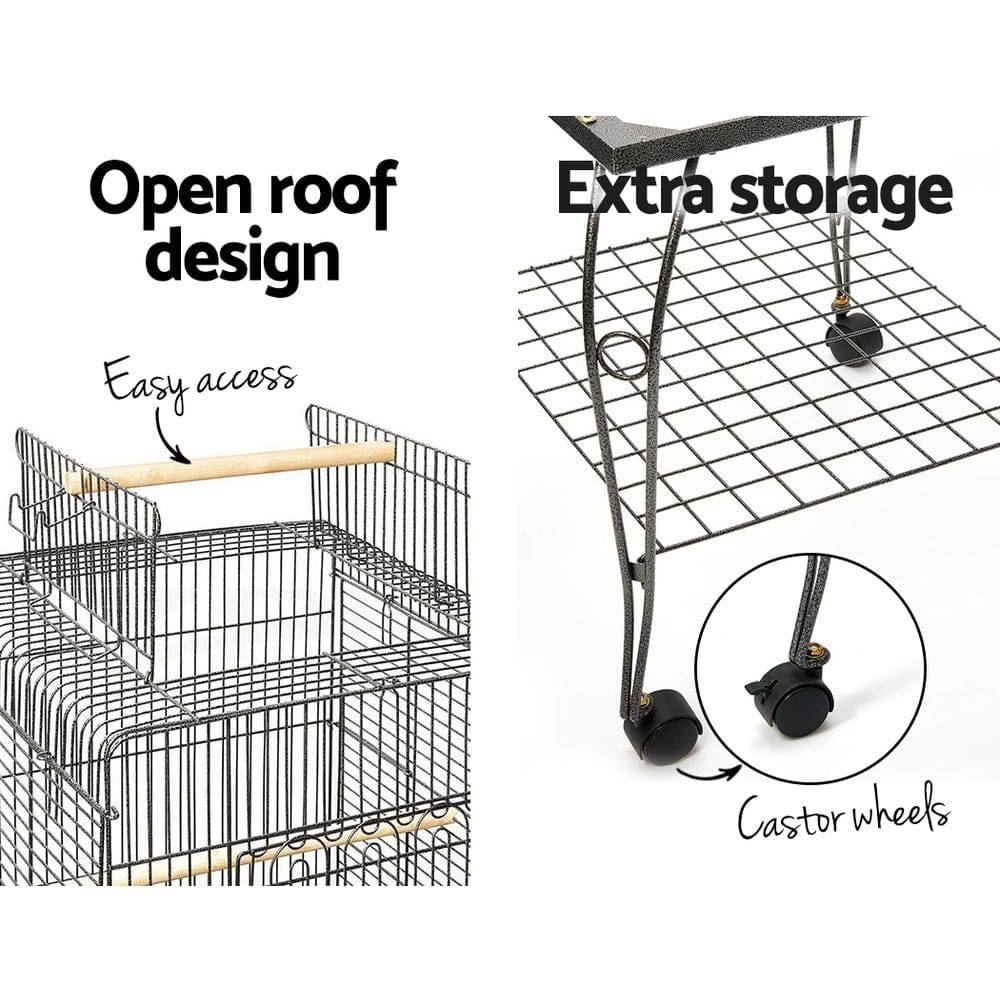 i.pet bird cage 145cm large aviary - cradle coast pet & aquarium