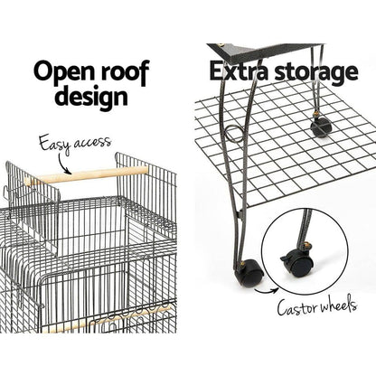 i.Pet Bird Cage 145cm Large Aviary - Cradle Coast Pet & Aquarium