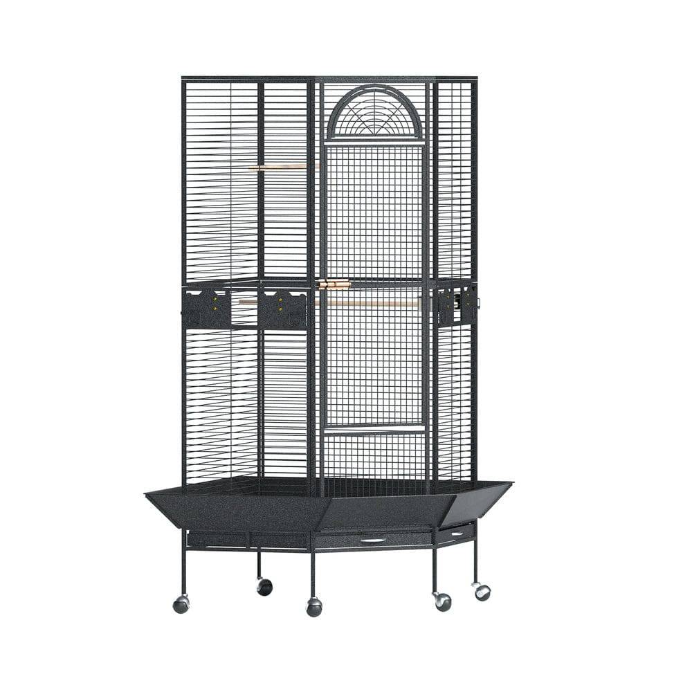 i.pet bird cage 161cm corner parrot aviary - cradle coast pet & aquarium