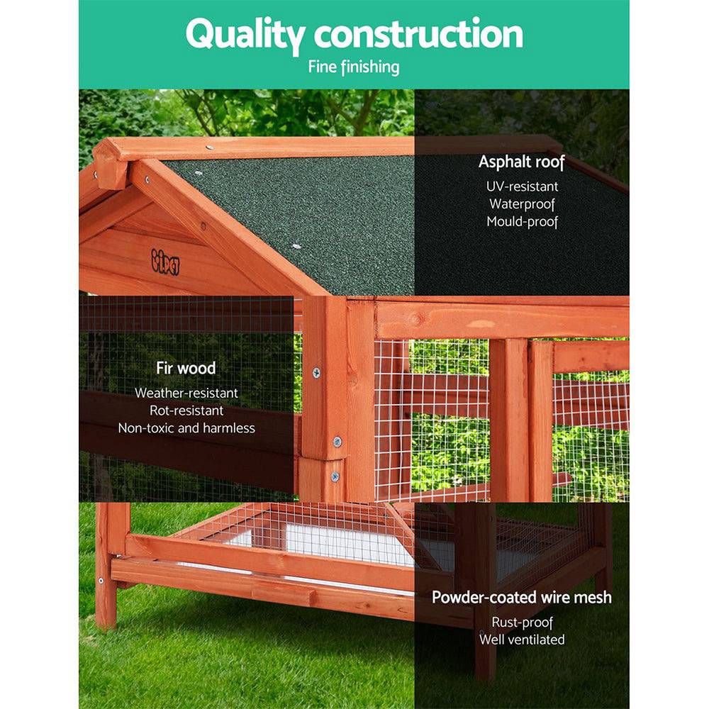 i.pet bird cage 72cm x 60cm x 168cm pet cages large aviary parrot carrier travel canary wooden xl - cradle coast pet & aquarium