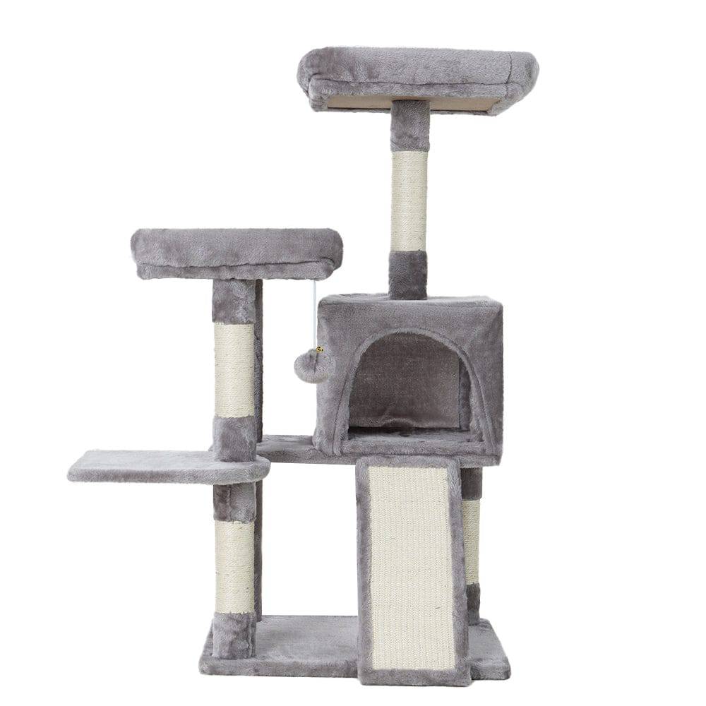 i.pet cat tree 103cm tower scratching post - cradle coast pet & aquarium