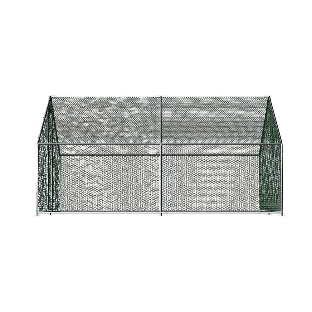 i.pet chicken coop cage 3x4x2m galvanised steel - cradle coast pet & aquarium