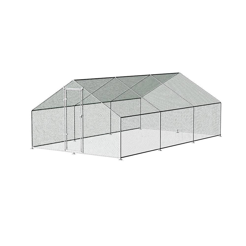 i.pet chicken coop cage 3x6x2m galvanised steel - cradle coast pet & aquarium