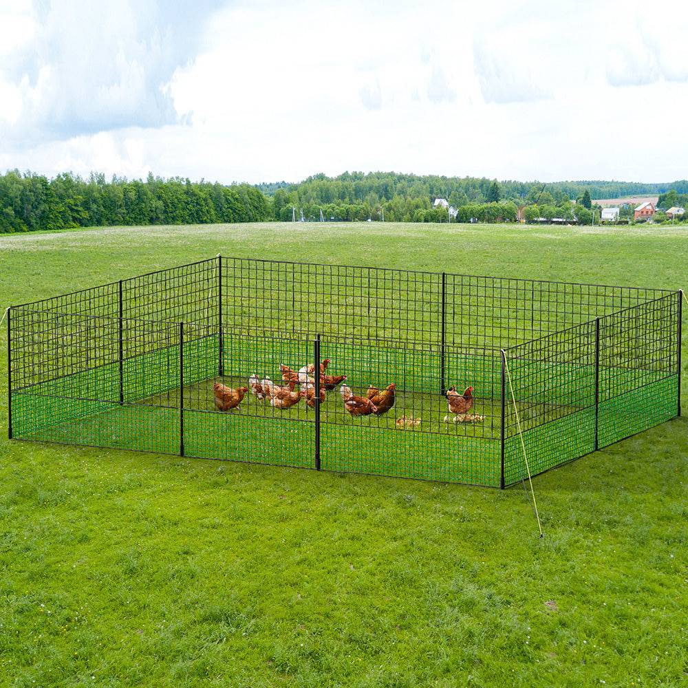 i.pet electric chicken fence 25m x 125cm poultry netting - cradle coast pet & aquarium