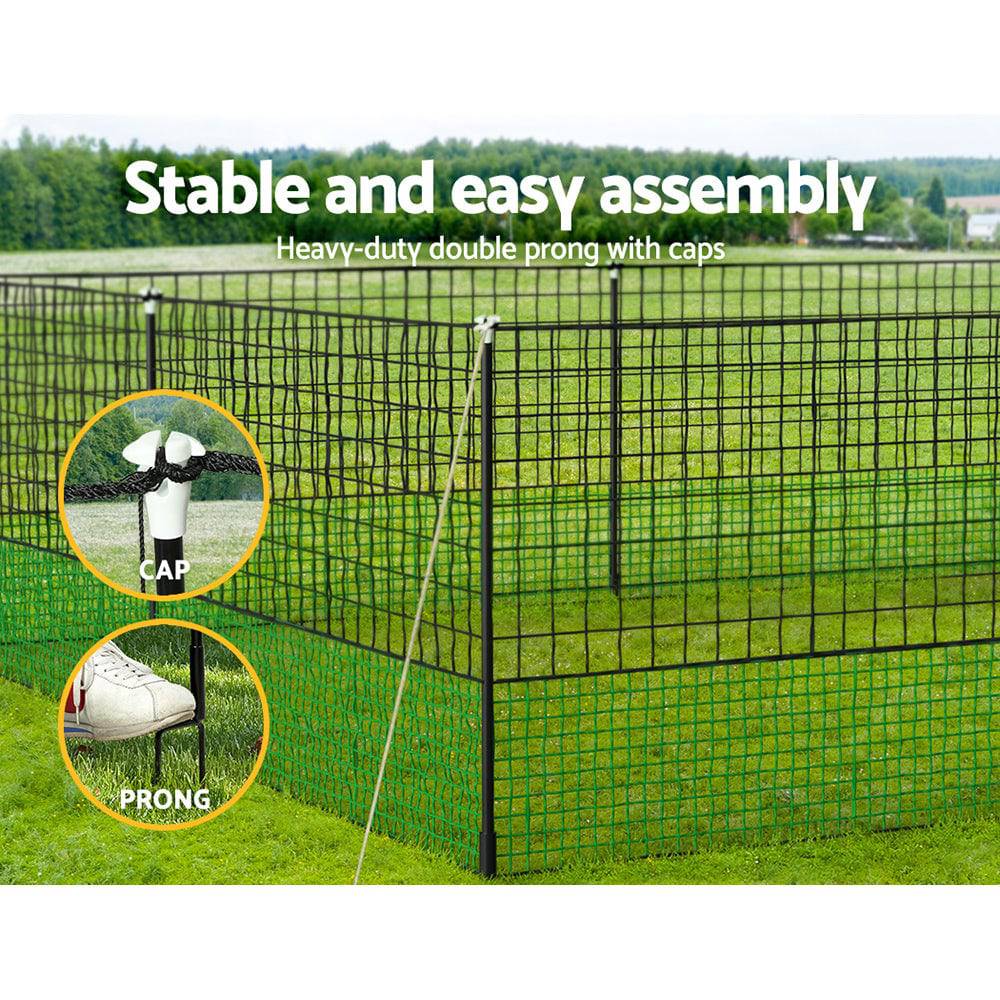 i.pet electric chicken fence 25m x 125cm poultry netting - cradle coast pet & aquarium