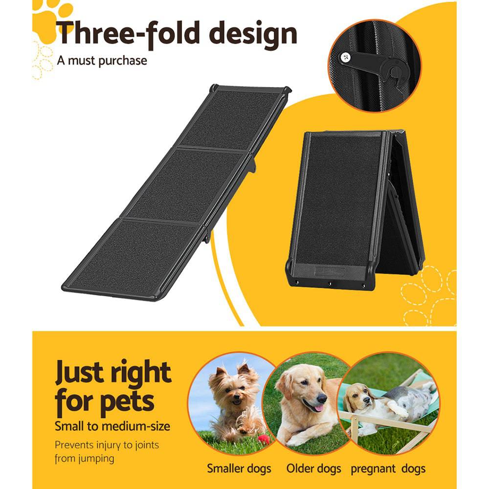 i.pet foldable dog travel ramp - cradle coast pet & aquarium