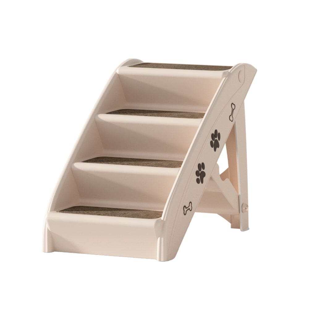 i.pet foldable pet stairs - beige - cradle coast pet & aquarium