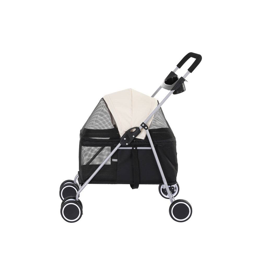 i.pet foldable trave pet stroller - cradle coast pet & aquarium