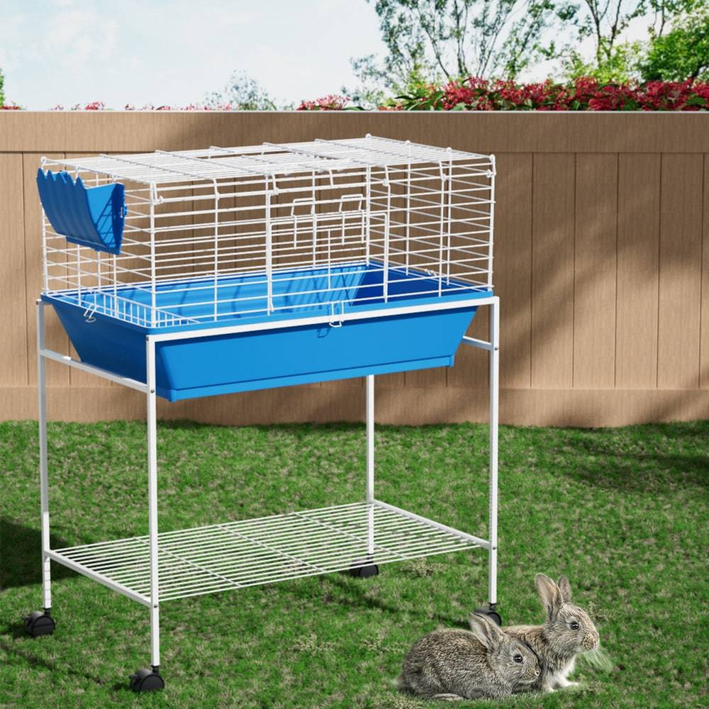 i.pet indoor pet cage blue - 88cm - cradle coast pet & aquarium