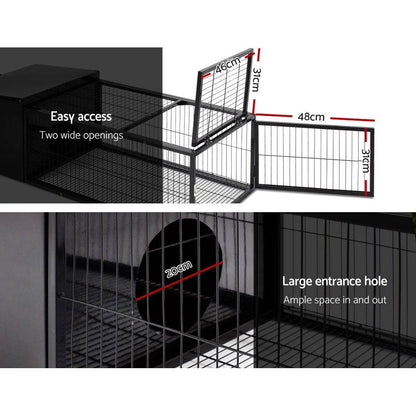 i.Pet Metal Small Animal Hutch 122cm - Cradle Coast Pet & Aquarium