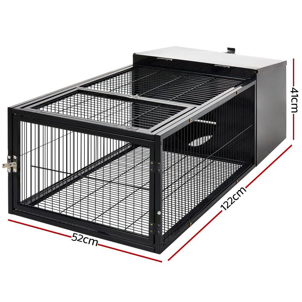 i.pet metal small animal hutch 122cm - cradle coast pet & aquarium