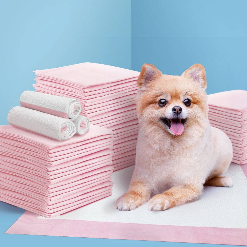 i.pet puppy training pads 200pcs 60 x 60cm - pink - cradle coast pet & aquarium