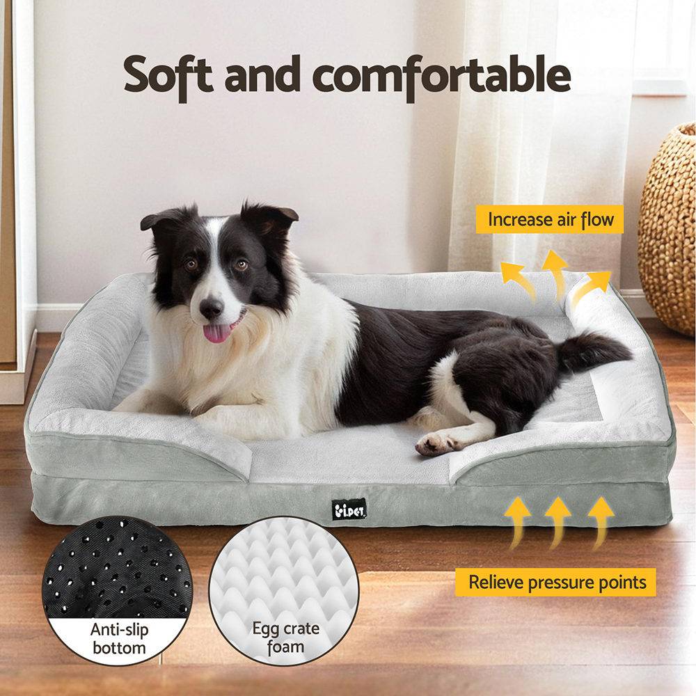 i.pet washable calming pet bed - large - cradle coast pet & aquarium