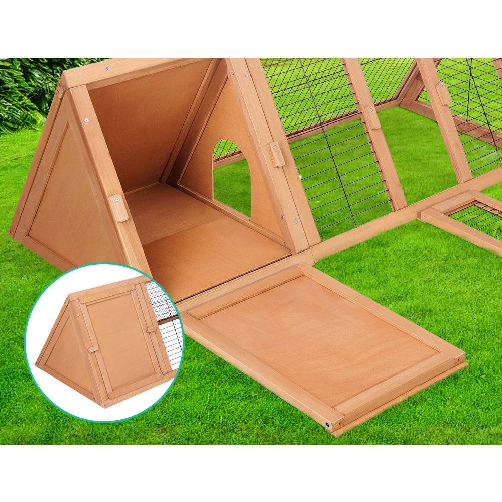 i.pet wooden small animal hutch 119cm - cradle coast pet & aquarium