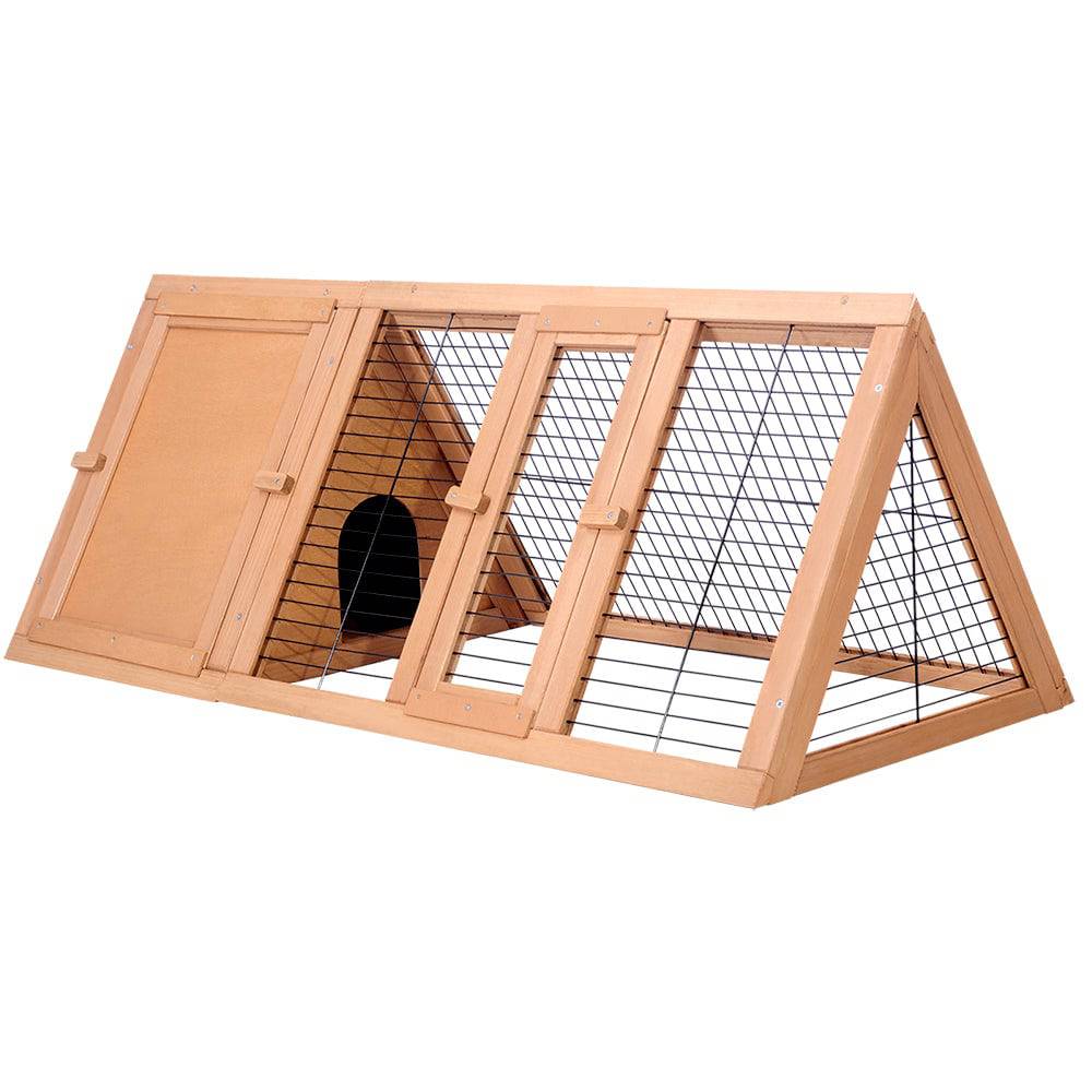 i.pet wooden small animal hutch 119cm - cradle coast pet & aquarium