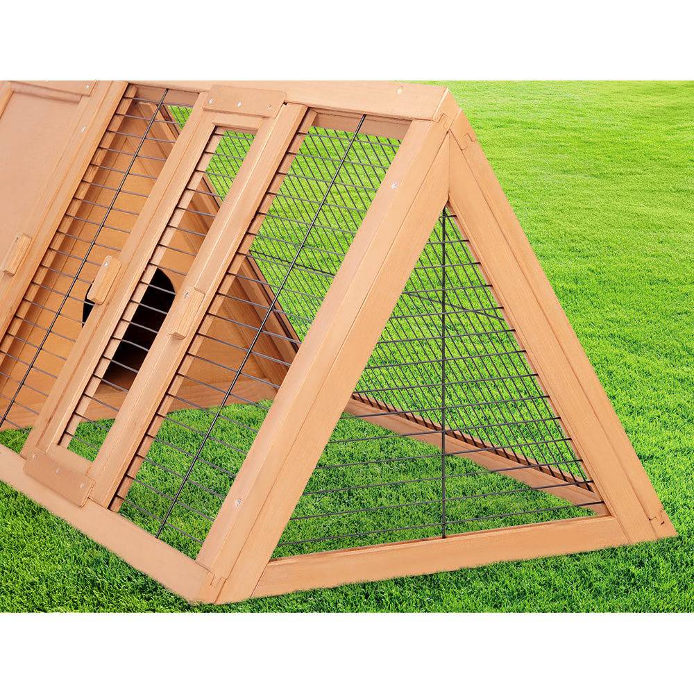 i.pet wooden small animal hutch 119cm - cradle coast pet & aquarium