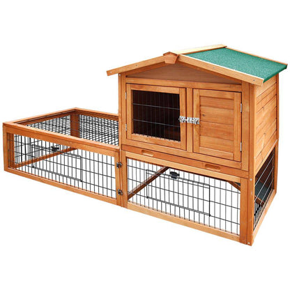 i.Pet Wooden Small Animal Hutch 155cm - Cradle Coast Pet & Aquarium