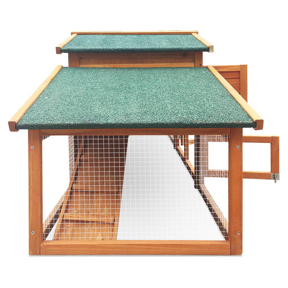 i.pet wooden small animal hutch 169cm - cradle coast pet & aquarium