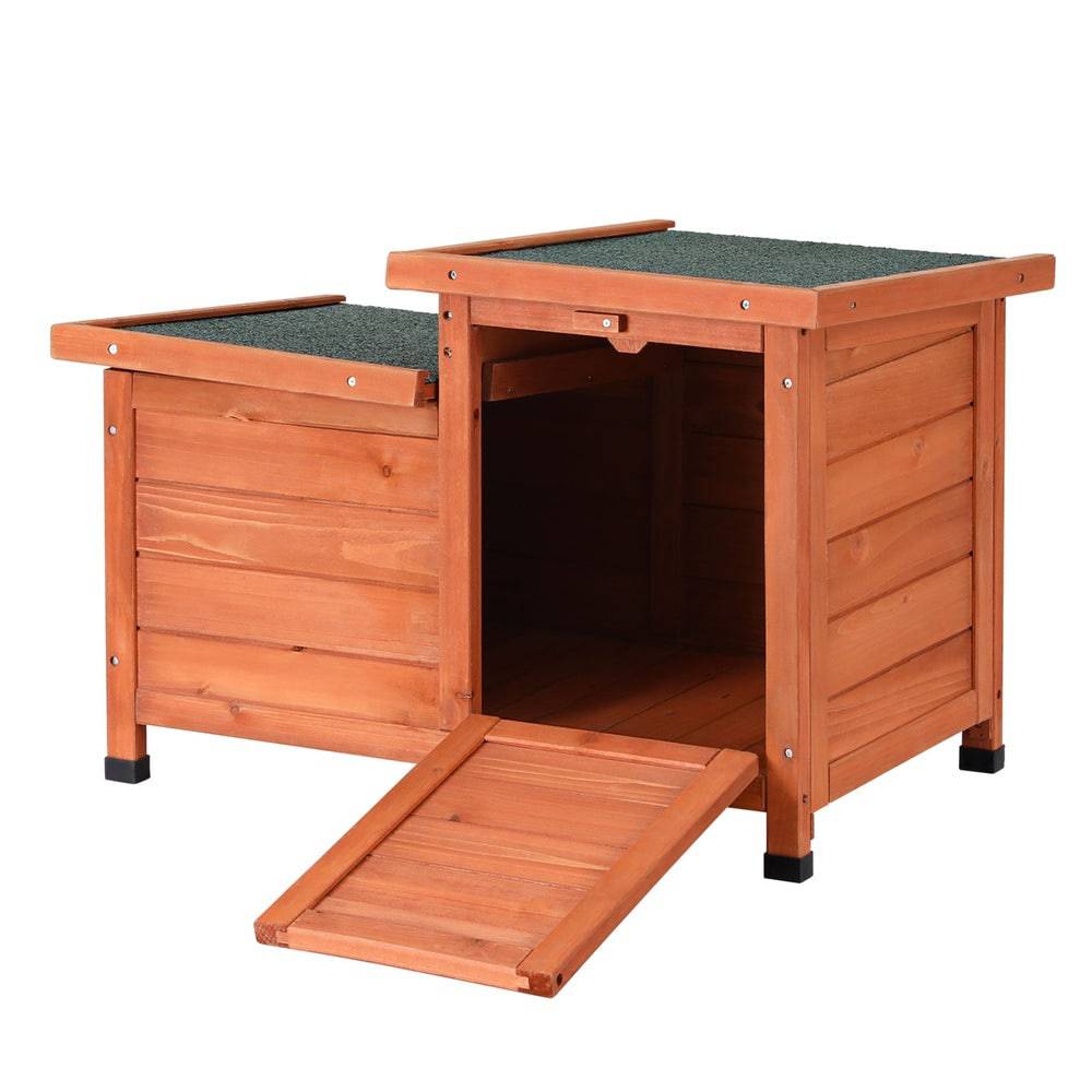 i.pet wooden small animal hutch 70cm - cradle coast pet & aquarium