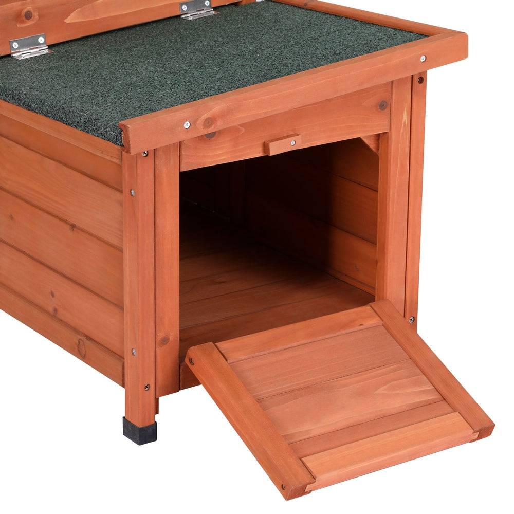 i.pet wooden small animal hutch 70cm - cradle coast pet & aquarium