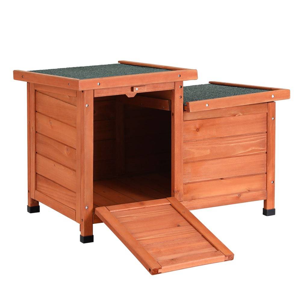 i.pet wooden small animal hutch 70cm - cradle coast pet & aquarium