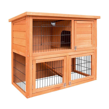 i.Pet Wooden Small Animal Hutch 88cm - Cradle Coast Pet & Aquarium