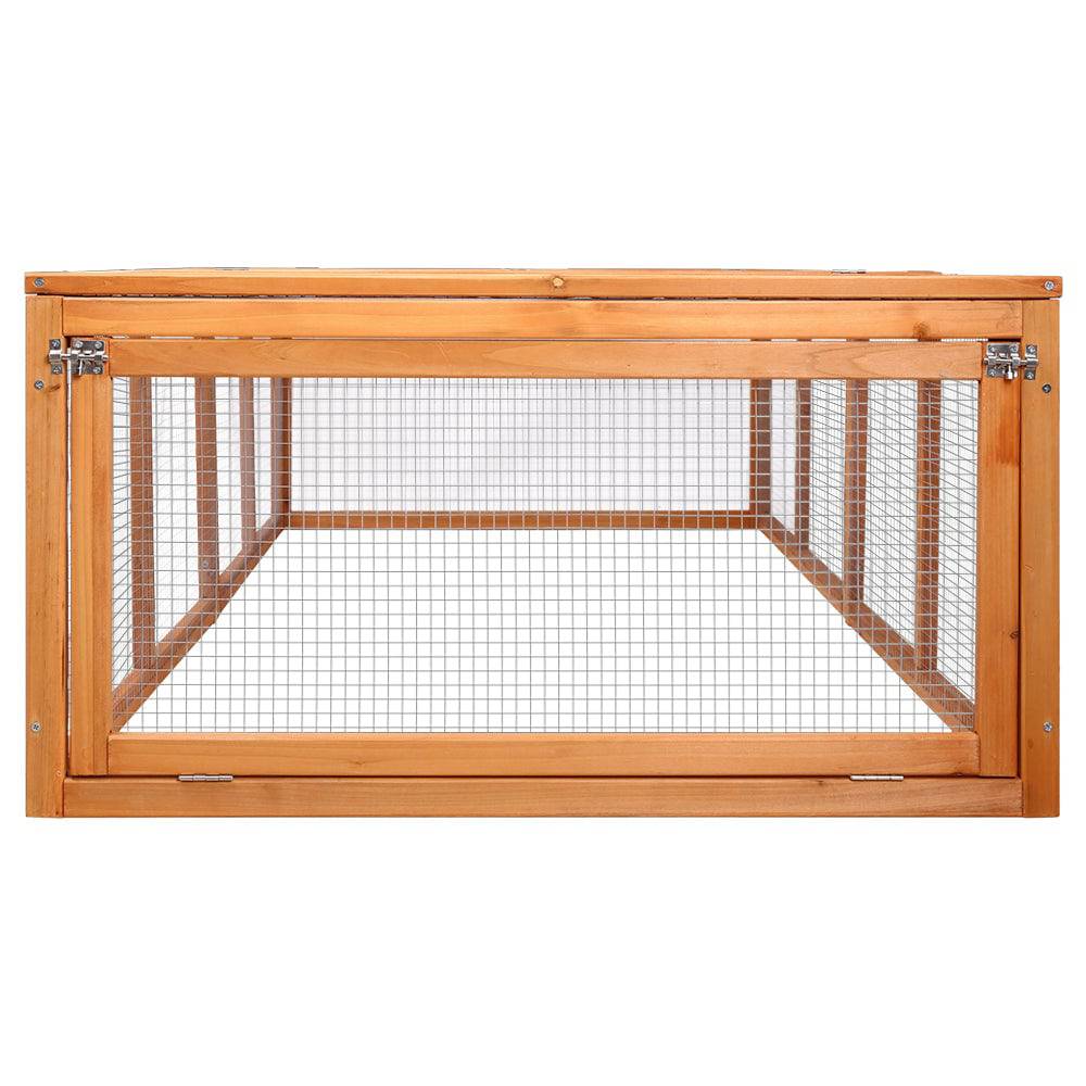 i.pet wooden small animal hutch extension 180cm - cradle coast pet & aquarium