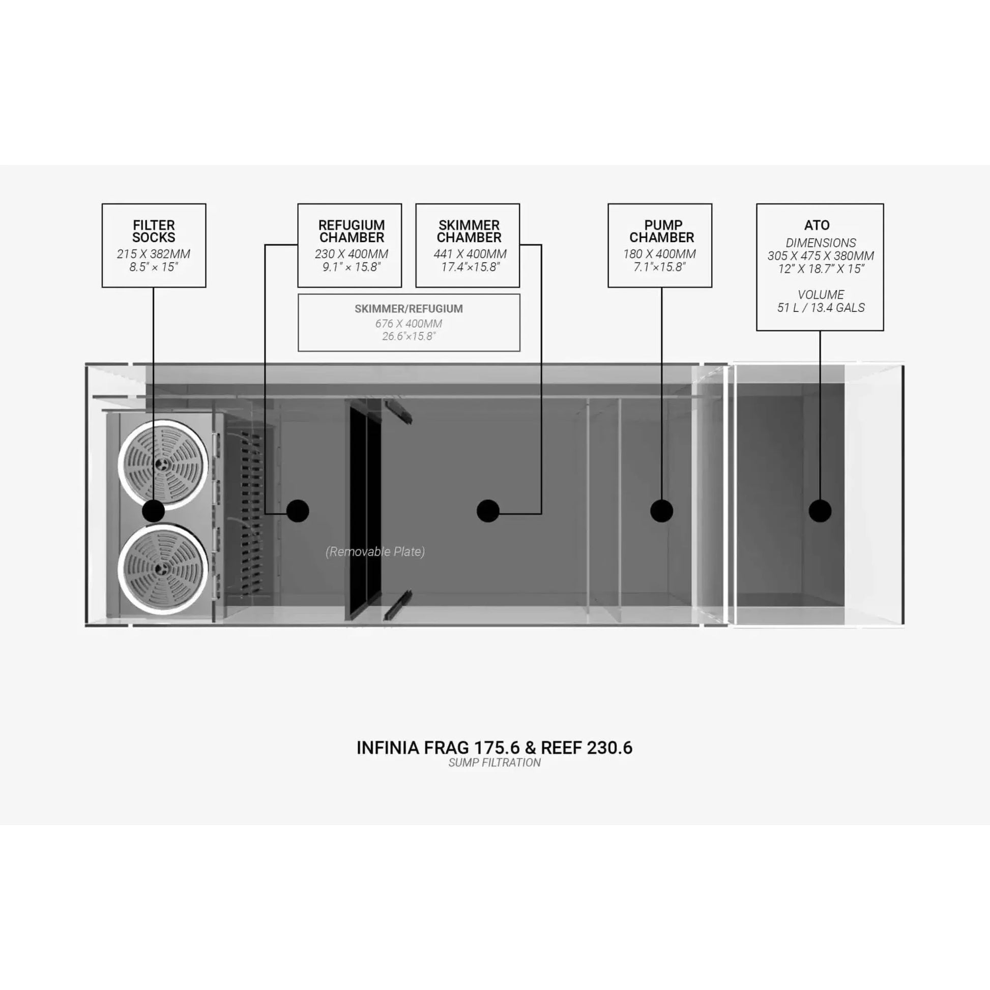 Waterbox|Infinia Frag 175.6 Set|Cradle Coast Pet & Aquarium