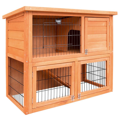 Cradle Coast Pet & Aquarium | i.Pet Chicken Coop Rabbit Hutch 88cm x 40cm x 76cm Large Chicken Coop House Run Wooden Cage Outdoor | Cradle Coast Pet & Aquarium