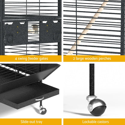 i.Pet | i.Pet Corner Bird Cage – 161cm | Cradle Coast Pet & Aquarium