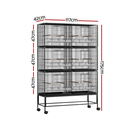 i.Pet | i.Pet Expandable 6 - Cage Bird Aviary with Stand – 175cm | Cradle Coast Pet & Aquarium