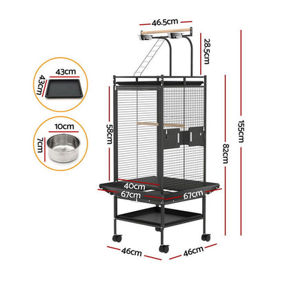 i.Pet | i.Pet Pyramid Top Bird Cage on Wheels – 155cm | Cradle Coast Pet & Aquarium