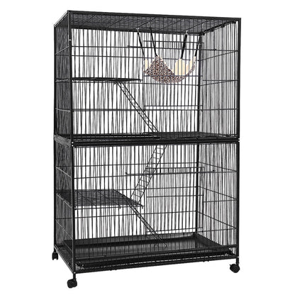 Cradle Coast Pet & Aquarium | i.Pet Rabbit Cage 142cm Hutch 4 Level Bird Guinea Pig Ferret | Cradle Coast Pet & Aquarium