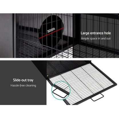Cradle Coast Pet & Aquarium | i.Pet Rabbit Cage Hutch 162x60cm Enclosure Metal | Cradle Coast Pet & Aquarium